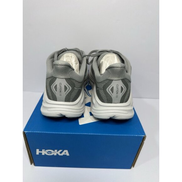 HOKA ONE ONE Clifton 10 WIDE Running Shoes Women’s Size 12D Gray 1162050/SRYG - Picture 5 of 7